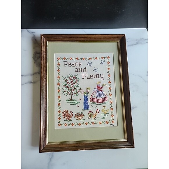 Finished Framed Cross Stitch Large Wall Art - Picture 2 of 10